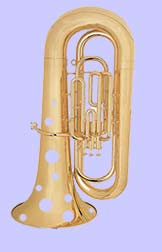 Tuba with lots of holes
